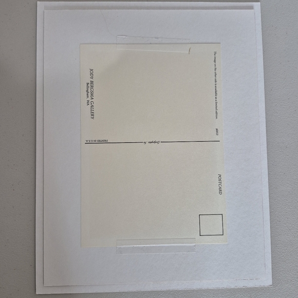 Jody Bergsma Gallery Art - 6 Vintage Signed and Matted Postcard Prints - Picture 3 of 14